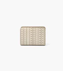 Marc Jacobs The Monogram Mini Compact Wallet KHAKI -Marc Jacobs MJI 2P3SMP054S01 223 F8F8F8 1 1 MAIN 1
