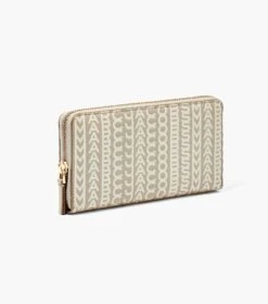 Marc Jacobs The Monogram Continental Wallet KHAKI -Marc Jacobs MJI 2P3SMP056S01 223 F8F8F8 1 1 ALT2