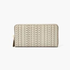 Marc Jacobs The Monogram Continental Wallet KHAKI