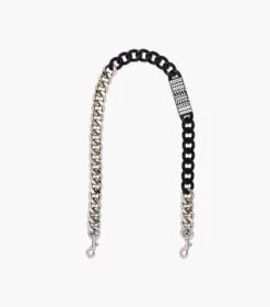 Marc Jacobs The Barcode Chain Shoulder Strap NICKEL/BLACK -Marc Jacobs MJI 2P3SST020S02 037 F8F8F8 1 1 MAIN 2