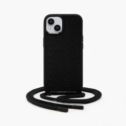 Marc Jacobs The Monogram IPhone 14 Crossbody Case BLACK