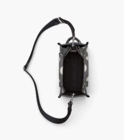 Marc Jacobs The Spots Jacquard Small Tote BLACK/IVORY -Marc Jacobs MJI 2R3HTT024H01 004 F8F8F8 1 1 ALT3