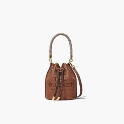 Marc Jacobs The Leather Mini Bucket Bag ARGAN OIL -Marc Jacobs MJI 2S3HCR058H03 212 F8F8F8 1 1 MAIN 4