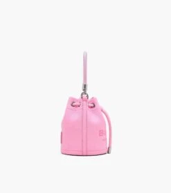 Marc Jacobs The Leather Mini Bucket Bag FLURO CANDY PINK -Marc Jacobs MJI 2S3HCR058H03 691 F8F8F8 1 1 ALT2