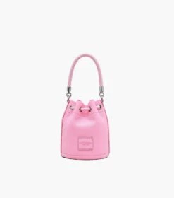 Marc Jacobs The Leather Mini Bucket Bag FLURO CANDY PINK -Marc Jacobs MJI 2S3HCR058H03 691 F8F8F8 1 1 ALT3