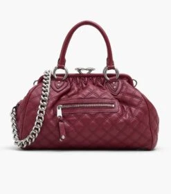 Marc Jacobs Re-Edition Quilted Leather Stam Bag CHERRY -Marc Jacobs MJI 2S3HSC002H03 602 F8F8F8 1 1 MAIN 2