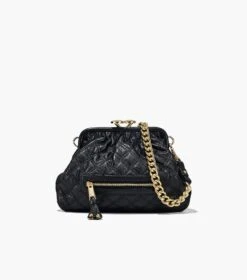 Marc Jacobs Re-Edition Quilted Leather Little Stam Bag BLACK -Marc Jacobs MJI 2S3HSC003H03 001 F8F8F8 1 1 MAIN 2