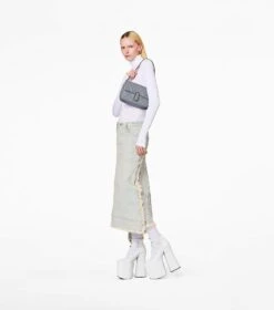 Marc Jacobs The Quilted Leather J Marc Shoulder Bag WOLF GREY -Marc Jacobs MJI 2S3HSH007H03 050 F8F8F8 1 1 ALT3