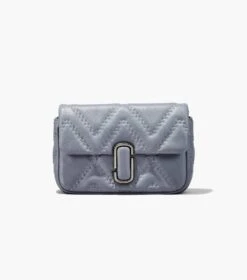 Marc Jacobs The Quilted Leather J Marc Shoulder Bag WOLF GREY -Marc Jacobs MJI 2S3HSH007H03 050 F8F8F8 1 1 ALT5