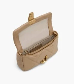 Marc Jacobs The Quilted Leather J Marc Shoulder Bag CAMEL -Marc Jacobs MJI 2S3HSH007H03 230 F8F8F8 1 1 ALT5