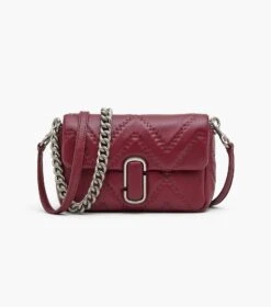 Marc Jacobs The Quilted Leather J Marc Shoulder Bag CHERRY -Marc Jacobs MJI 2S3HSH007H03 602 F8F8F8 1 1 MAIN 1