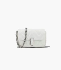 Marc Jacobs The Quilted Leather J Marc Mini Bag COTTON -Marc Jacobs MJI 2S3HSH016H03 137 F8F8F8 1 1 MAIN 1
