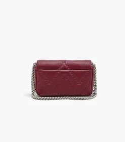 Marc Jacobs The Quilted Leather J Marc Mini Bag CHERRY -Marc Jacobs MJI 2S3HSH016H03 602 F8F8F8 1 1 ALT3