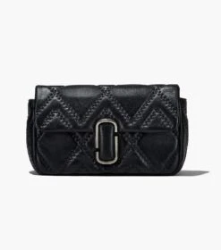 Marc Jacobs The Quilted Leather J Marc Large Shoulder Bag BLACK -Marc Jacobs MJI 2S3HSH023H03 001 F8F8F8 1 1 ALT6