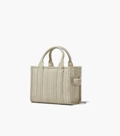 Marc Jacobs The Monogram Leather Small Tote Bag KHAKI -Marc Jacobs MJI 2S3HTT001H03 223 F8F8F8 1 1 ALT4