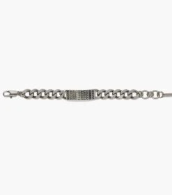 Marc Jacobs The Barcode Monogram ID Chain Bracelet AGED SILVER 8 Marc Jacobs The Barcode Monogram ID Chain Bracelet AGED SILVER -Marc Jacobs MJI 2S3JBR001J12 045 F8F8F8 1 1 ALT2