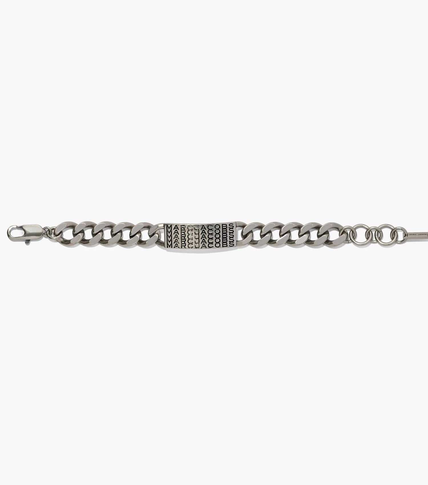 Marc Jacobs The Barcode Monogram ID Chain Bracelet AGED SILVER 4 Marc Jacobs The Barcode Monogram ID Chain Bracelet AGED SILVER - Image 4