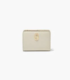 Marc Jacobs The J Marc Mini Compact Wallet CLOUD WHITE -Marc Jacobs MJI 2S3SMP003S01 123 F8F8F8 1 1 MAIN 2