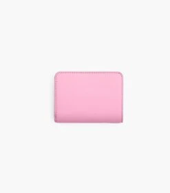Marc Jacobs The J Marc Mini Compact Wallet FLURO CANDY PINK -Marc Jacobs MJI 2S3SMP003S01 691 F8F8F8 1 1 ALT2
