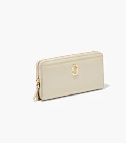Marc Jacobs The J Marc Continental Wallet CLOUD WHITE -Marc Jacobs MJI 2S3SMP080S01 123 F8F8F8 1 1 ALT2