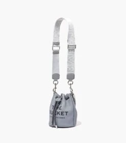 Marc Jacobs The Outline Logo Webbing Strap WOLF GREY MULTI -Marc Jacobs MJI 2S3SST001S02 046 F8F8F8 1 1 ALT2