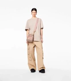 Marc Jacobs The Outline Logo Webbing Strap ROSE MULTI -Marc Jacobs MJI 2S3SST001S02 695 F8F8F8 1 1 ALT2