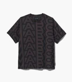 Marc Jacobs The Monogram Big T-Shirt BLACK/CHARCOAL -Marc Jacobs MJI C602C08RE22 084 F8F8F8 1 1 ALT1