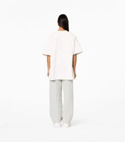 Marc Jacobs The Monogram Big Tee EGGSHELL/OPTIC WHITE -Marc Jacobs MJI C602P26SP22 142 F8F8F8 1 1 ALT6