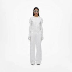 Marc Jacobs The Monogram Baby Tee EGGSHELL/OPTIC WHITE