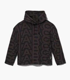 Marc Jacobs The Monogram Oversized Hoodie BLACK/CHARCOAL -Marc Jacobs MJI C632C08RE22 084 F8F8F8 1 1 ALT1