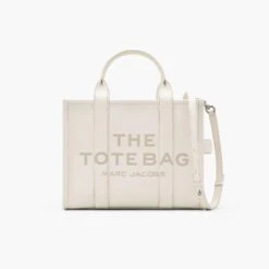 Marc Jacobs The Leather Medium Tote Bag FLURO CANDY PINK -Marc Jacobs MJI H004L01PF21 140 F8F8F8 1 1 MAIN