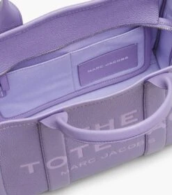 Marc Jacobs The Leather Medium Tote Bag LAVENDER -Marc Jacobs MJI H004L01PF21 530 F8F8F8 1 1 ALT5