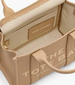 Marc Jacobs The Leather Small Tote Bag CAMEL -Marc Jacobs MJI H009L01SP21 230 F8F8F8 1 1 ALT6
