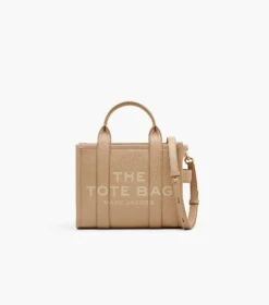 Marc Jacobs The Leather Small Tote Bag CAMEL -Marc Jacobs MJI H009L01SP21 230 F8F8F8 1 1 MAIN 1