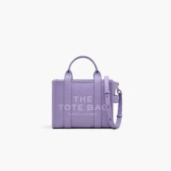 Marc Jacobs The Leather Small Tote Bag ARGAN OIL -Marc Jacobs MJI H009L01SP21 530 F8F8F8 1 1 MAIN 7