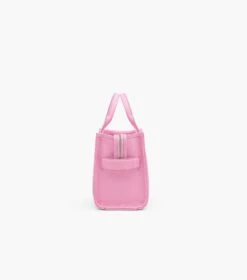Marc Jacobs The Leather Small Tote Bag FLURO CANDY PINK -Marc Jacobs MJI H009L01SP21 691 F8F8F8 1 1 ALT2