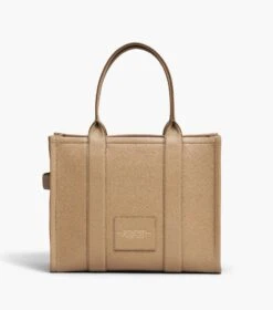 Marc Jacobs The Leather Large Tote Bag CAMEL -Marc Jacobs MJI H020L01FA21 230 F8F8F8 1 1 ALT2
