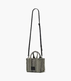 Marc Jacobs The Monogram Leather Mini Tote Bag BLACK/WHITE -Marc Jacobs MJI H052L03FA22 005 F8F8F8 1 1 ALT2