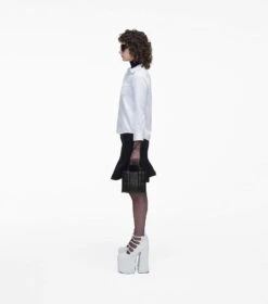 Marc Jacobs The Leather Mini Tote Bag BLACK -Marc Jacobs MJI H053L01RE22 001 F8F8F8 1 1 ALT7