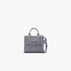 Marc Jacobs The Leather Mini Tote Bag COTTON/SILVER -Marc Jacobs MJI H053L01RE22 050 F8F8F8 1 1 MAIN 7