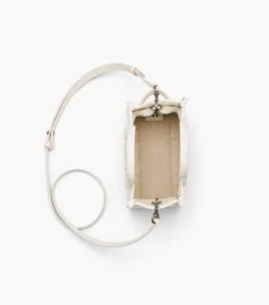 Marc Jacobs The Leather Mini Tote Bag COTTON/SILVER -Marc Jacobs MJI H053L01RE22 140 F8F8F8 1 1 ALT6