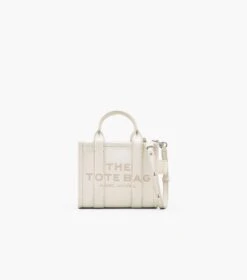 Marc Jacobs The Leather Mini Tote Bag COTTON/SILVER -Marc Jacobs MJI H053L01RE22 140 F8F8F8 1 1 MAIN 7