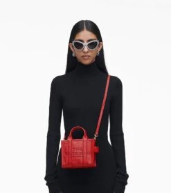 Marc Jacobs The Leather Mini Tote Bag TRUE RED -Marc Jacobs MJI H053L01RE22 617 F8F8F8 1 1 ALT1