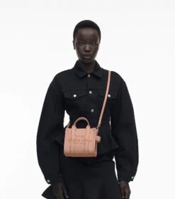 Marc Jacobs The Leather Mini Tote Bag ROSE -Marc Jacobs MJI H053L01RE22 624 F8F8F8 1 1 ALT1