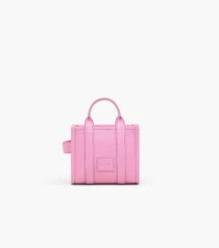 Marc Jacobs The Leather Mini Tote Bag FLURO CANDY PINK -Marc Jacobs MJI H053L01RE22 691 F8F8F8 1 1 ALT3