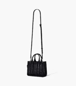 Marc Jacobs The Croc-Embossed Mini Tote Bag BLACK -Marc Jacobs MJI H089L01RE22 001 F8F8F8 1 1 ALT2