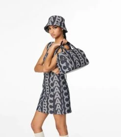 Marc Jacobs The Monogram Medium Denim Duffle Bag DENIM BLUE -Marc Jacobs MJI H500M12FA22 468 F8F8F8 1 1 ALT1