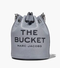 Marc Jacobs The Leather Bucket Bag WOLF GREY -Marc Jacobs MJI H652L01PF22 050 F8F8F8 1 1 ALT6