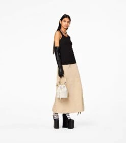 Marc Jacobs The Leather Bucket Bag COTTON/SILVER -Marc Jacobs MJI H652L01PF22 140 F8F8F8 1 1 ALT4
