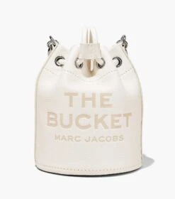 Marc Jacobs The Leather Bucket Bag COTTON/SILVER -Marc Jacobs MJI H652L01PF22 140 F8F8F8 1 1 ALT6